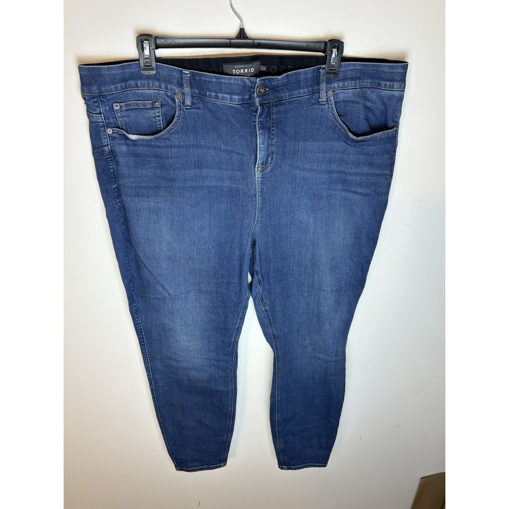 Torrid Bombshell Skinny Jeans Size 26R Premium Stretch High Rise Comfort Waist